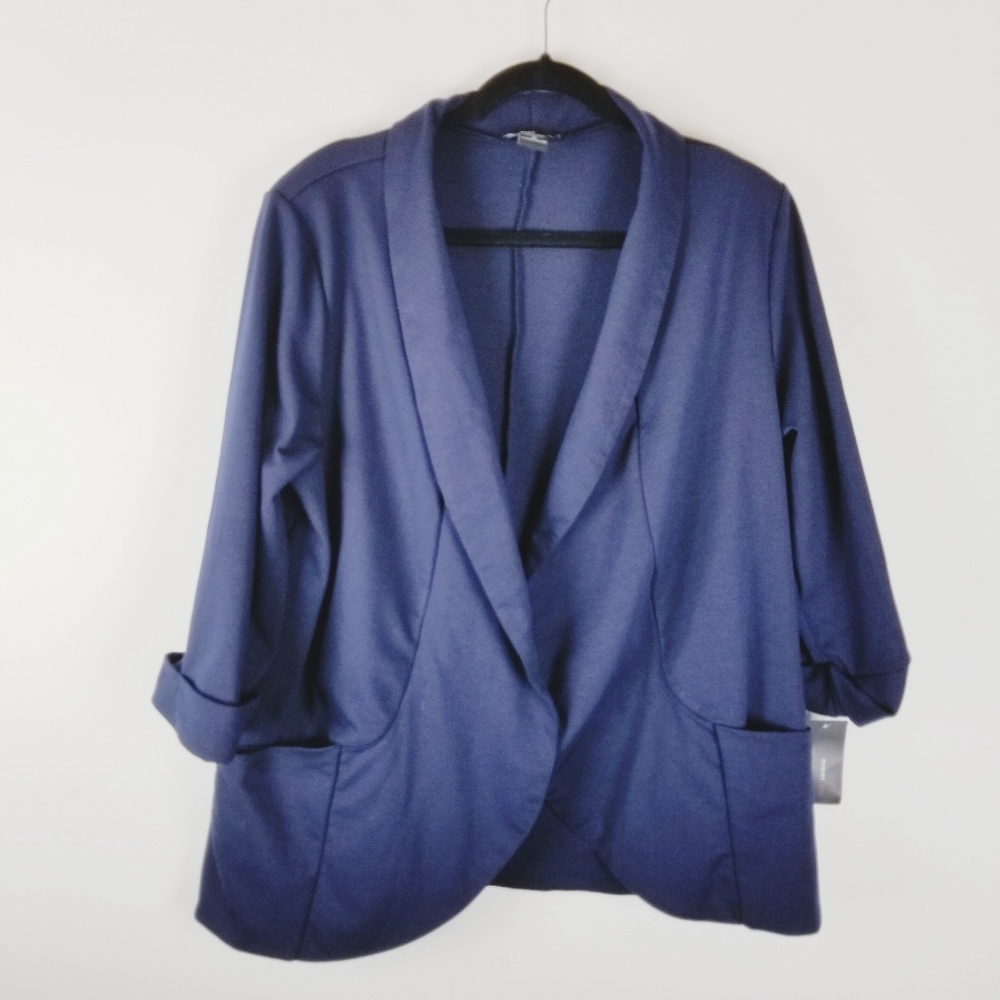 Robert Louis nwt Navy blue blazer plus size 2x